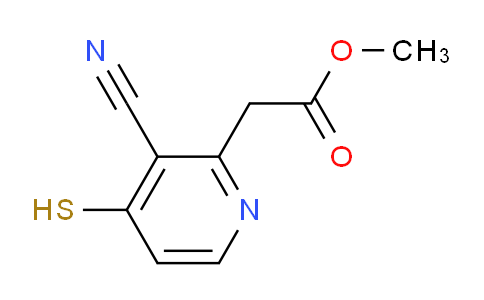 Methyl 3-cyano-4-mercaptopyridine-2-acetate