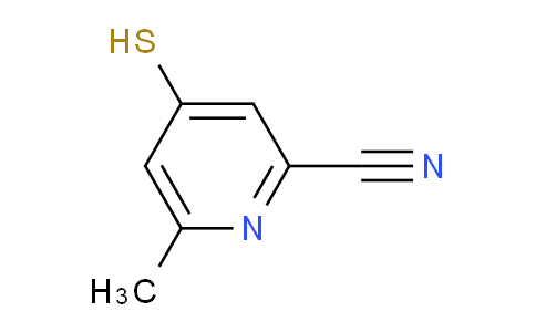 4-Mercapto-6-methylpicolinonitrile