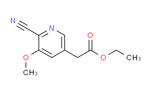 Ethyl 2-cyano-3-methoxypyridine-5-acetate