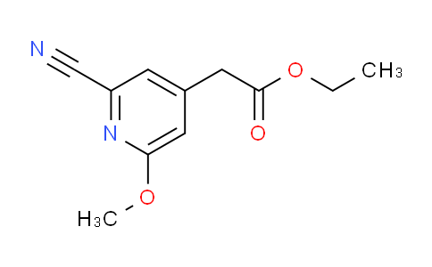 Ethyl 2-cyano-6-methoxypyridine-4-acetate