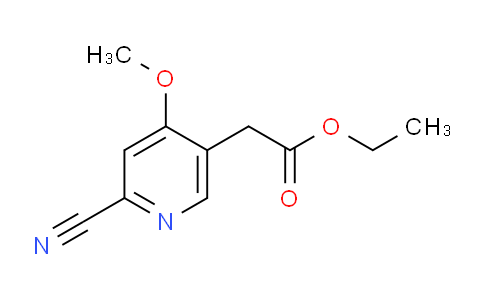 Ethyl 2-cyano-4-methoxypyridine-5-acetate
