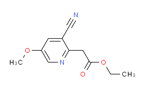 Ethyl 3-cyano-5-methoxypyridine-2-acetate