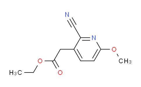Ethyl 2-cyano-6-methoxypyridine-3-acetate