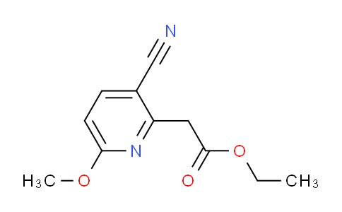 Ethyl 3-cyano-6-methoxypyridine-2-acetate