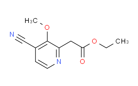 Ethyl 4-cyano-3-methoxypyridine-2-acetate