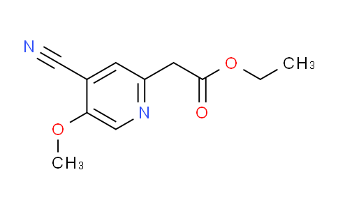 Ethyl 4-cyano-5-methoxypyridine-2-acetate