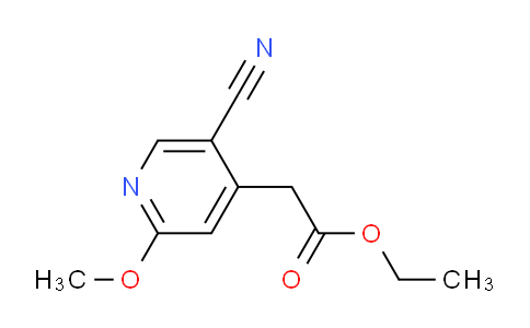 Ethyl 5-cyano-2-methoxypyridine-4-acetate