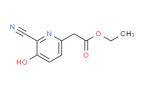 Ethyl 2-cyano-3-hydroxypyridine-6-acetate
