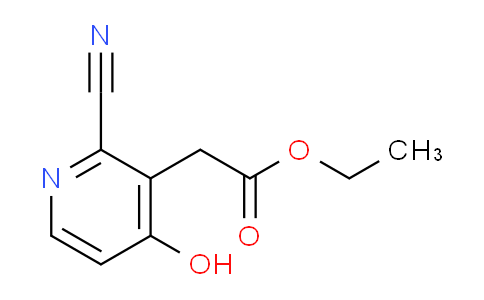 Ethyl 2-cyano-4-hydroxypyridine-3-acetate