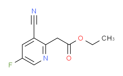 Ethyl 3-cyano-5-fluoropyridine-2-acetate