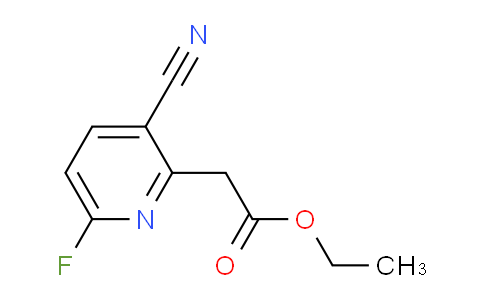 Ethyl 3-cyano-6-fluoropyridine-2-acetate