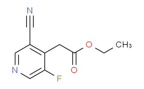 Ethyl 3-cyano-5-fluoropyridine-4-acetate