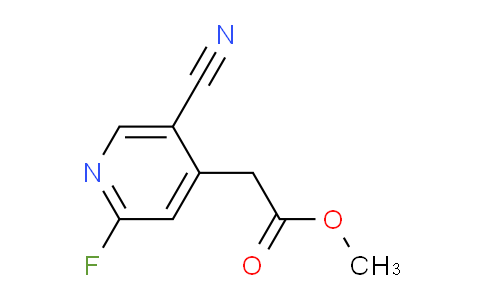 Methyl 5-cyano-2-fluoropyridine-4-acetate