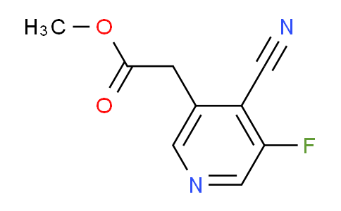 Methyl 4-cyano-3-fluoropyridine-5-acetate