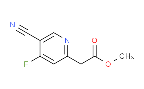 Methyl 5-cyano-4-fluoropyridine-2-acetate
