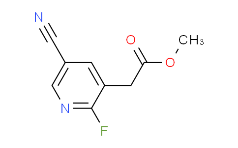Methyl 5-cyano-2-fluoropyridine-3-acetate
