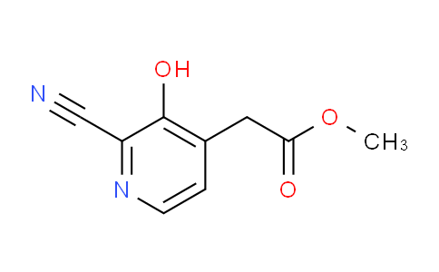Methyl 2-cyano-3-hydroxypyridine-4-acetate