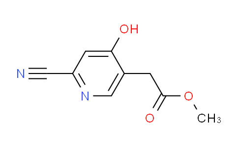 Methyl 2-cyano-4-hydroxypyridine-5-acetate