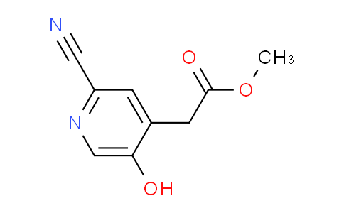 Methyl 2-cyano-5-hydroxypyridine-4-acetate