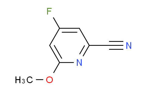 AM109317 | 1805636-20-7 | 4-Fluoro-6-methoxypicolinonitrile
