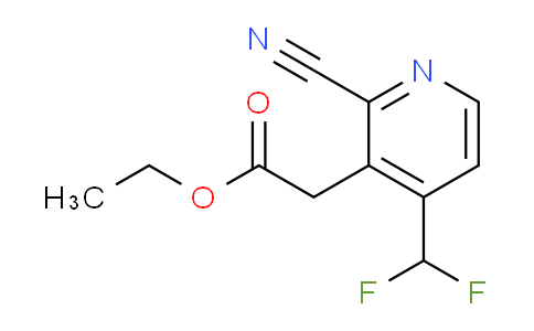 AM109438 | 1805663-89-1 | Ethyl 2-cyano-4-(difluoromethyl)pyridine-3-acetate