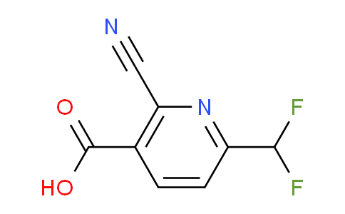 AM109533 | 1805052-42-9 | 2-Cyano-6-(difluoromethyl)nicotinic acid