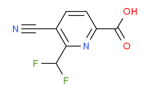 AM109538 | 1805319-23-6 | 5-Cyano-6-(difluoromethyl)picolinic acid