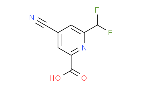 4-Cyano-6-(difluoromethyl)picolinic acid