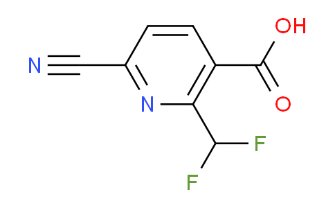 6-Cyano-2-(difluoromethyl)nicotinic acid