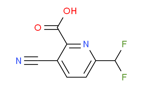 AM109556 | 1807301-33-2 | 3-Cyano-6-(difluoromethyl)picolinic acid