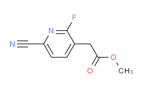 AM109557 | 1803719-04-1 | Methyl 6-cyano-2-fluoropyridine-3-acetate