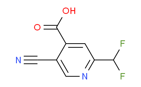 AM109563 | 1807260-10-1 | 5-Cyano-2-(difluoromethyl)isonicotinic acid