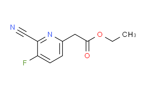 Ethyl 2-cyano-3-fluoropyridine-6-acetate