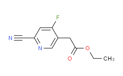 Ethyl 2-cyano-4-fluoropyridine-5-acetate