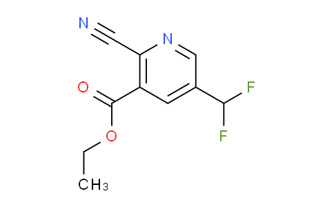 AM109657 | 1805647-69-1 | Ethyl 2-cyano-5-(difluoromethyl)nicotinate