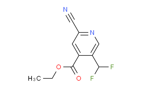 AM109666 | 1805512-29-1 | Ethyl 2-cyano-5-(difluoromethyl)isonicotinate