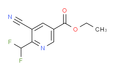 Ethyl 5-cyano-6-(difluoromethyl)nicotinate
