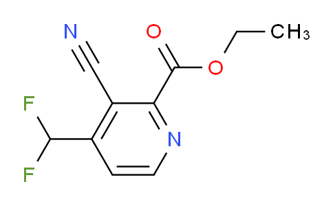 Ethyl 3-cyano-4-(difluoromethyl)picolinate