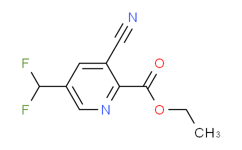 Ethyl 3-cyano-5-(difluoromethyl)picolinate