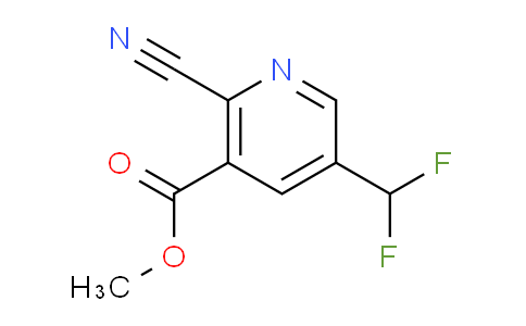 AM109680 | 1805319-30-5 | Methyl 2-cyano-5-(difluoromethyl)nicotinate