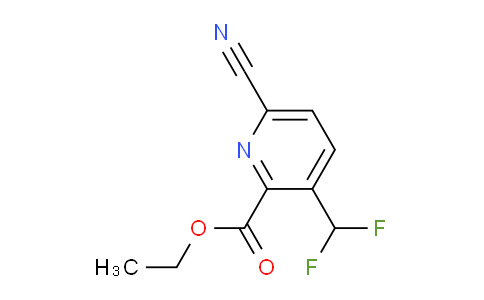 Ethyl 6-cyano-3-(difluoromethyl)picolinate
