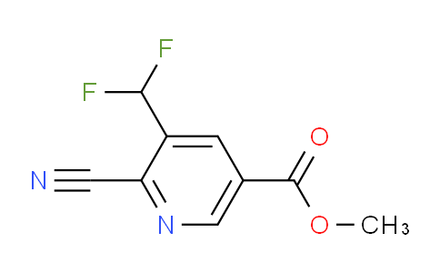 Methyl 6-cyano-5-(difluoromethyl)nicotinate