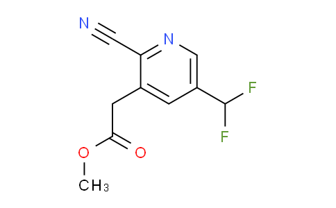 AM109706 | 1804852-67-2 | Methyl 2-cyano-5-(difluoromethyl)pyridine-3-acetate