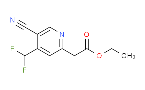 Ethyl 5-cyano-4-(difluoromethyl)pyridine-2-acetate