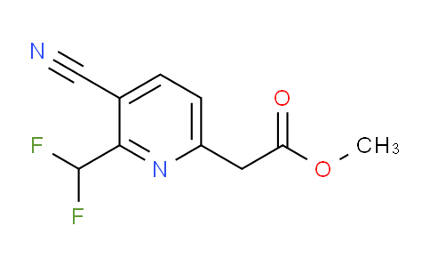 Methyl 3-cyano-2-(difluoromethyl)pyridine-6-acetate