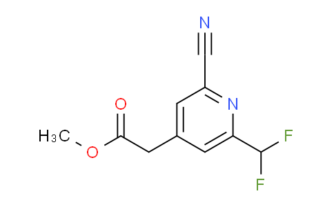 AM109716 | 1807258-89-4 | Methyl 2-cyano-6-(difluoromethyl)pyridine-4-acetate