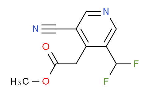 AM109717 | 1805647-10-2 | Methyl 3-cyano-5-(difluoromethyl)pyridine-4-acetate