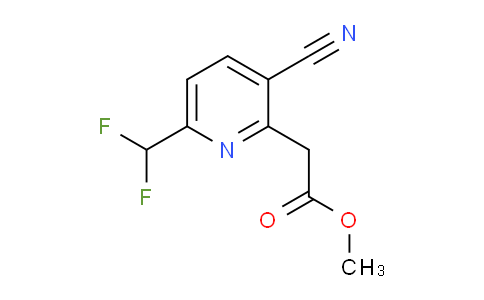 AM109722 | 1804852-76-3 | Methyl 3-cyano-6-(difluoromethyl)pyridine-2-acetate