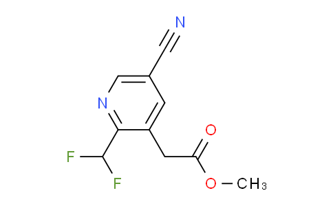 AM109726 | 1807259-16-0 | Methyl 5-cyano-2-(difluoromethyl)pyridine-3-acetate