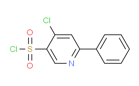 4-Chloro-2-phenylpyridine-5-sulfonyl chloride